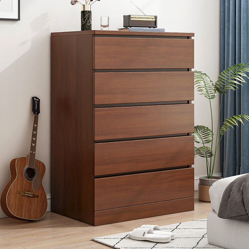 Houten slaapkamer opbergkist dressoir eigentijds verticaal dressoir