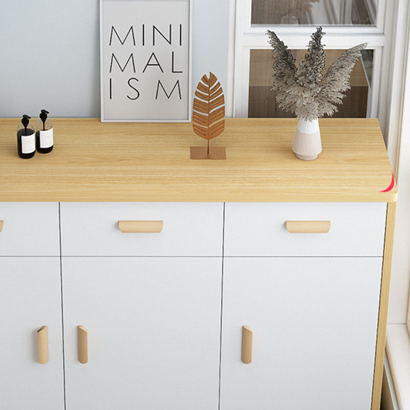 Zeitgenössische Combo -Kommode Holzschlafzimmer Aufbewahrungstorte mit Schubladen und Türen