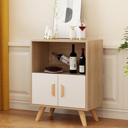 Zeitgenössische Combo -Kommode Holzschlafzimmer Aufbewahrungstorte mit Schubladen und Türen