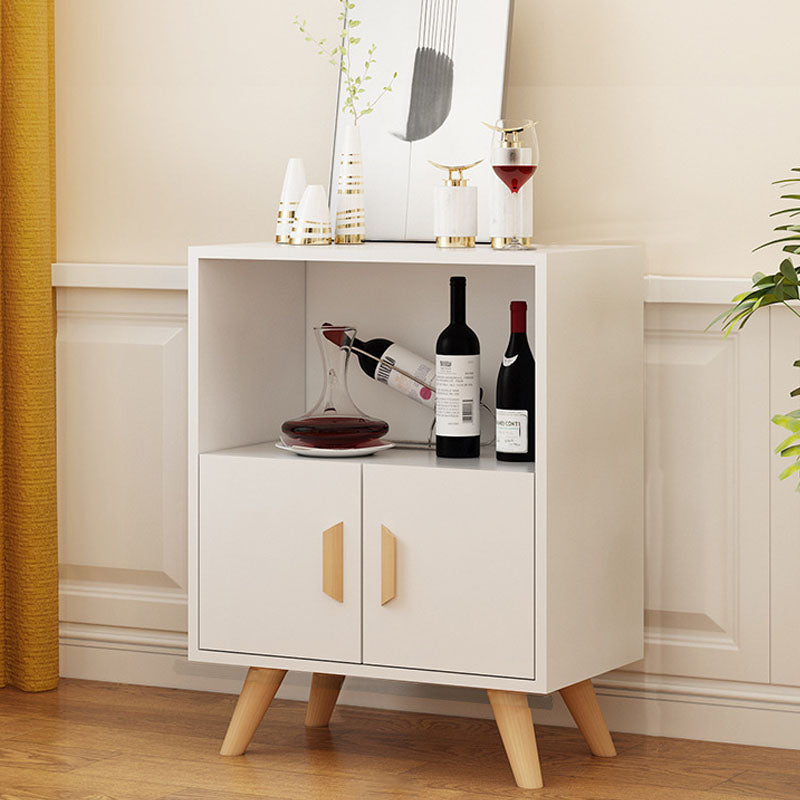 Zeitgenössische Combo -Kommode Holzschlafzimmer Aufbewahrungstorte mit Schubladen und Türen