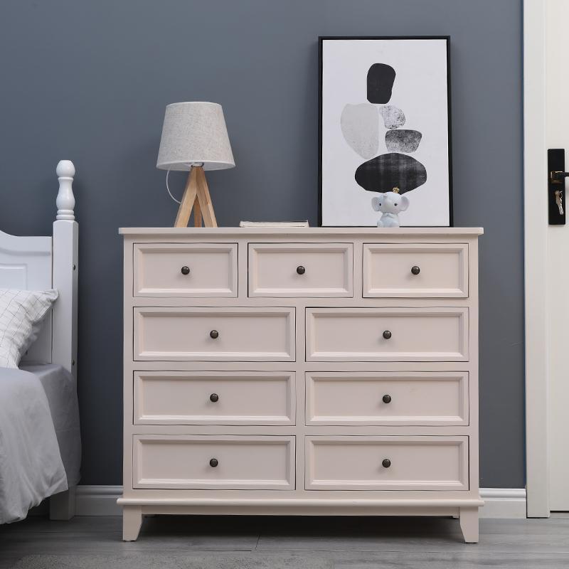 Contemporary Storage Chest Solid Wood Bedroom Storage Chest Dresser