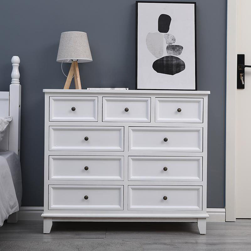 Contemporary Storage Chest Solid Wood Bedroom Storage Chest Dresser