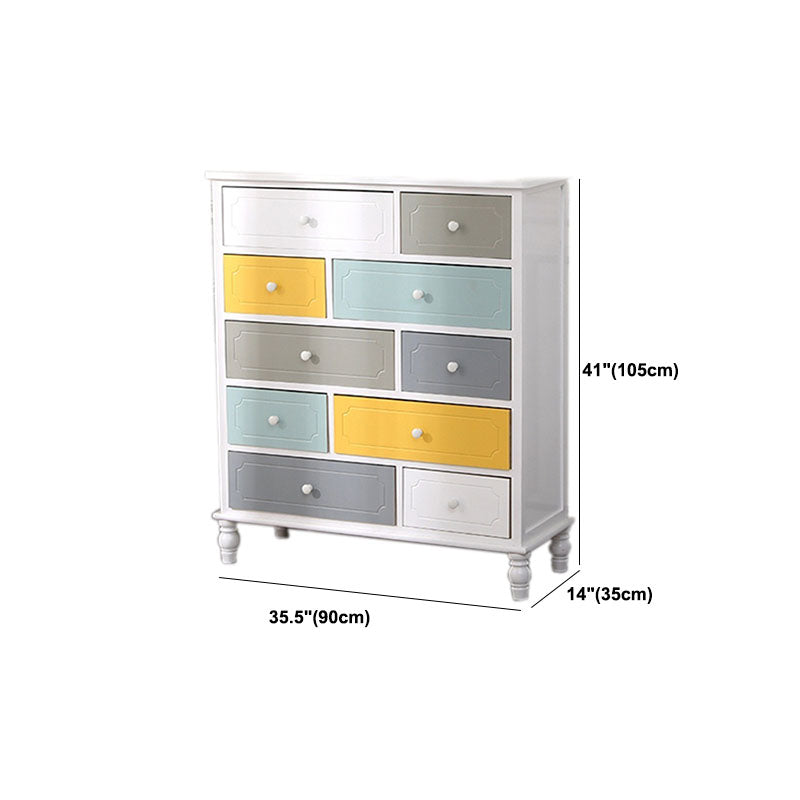 Contemporary Storage Chest Solid Wood Bedroom Storage Chest Dresser