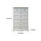 Contemporary Storage Chest Solid Wood Bedroom Storage Chest Dresser