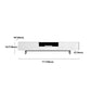 Wood TV Stand Console with Drawers, Modern TV Stand in White