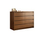 Contemporary Chest Dresser Wooden Storage Chest with Soft-Close Drawers 35"L x 16"W x 41"H Walnut 8 Clearhalo 'Bedroom Furniture' 'Dressers & Chests' 'dressers_chests' 'furn' 'furn_dressers_chests' 'Furniture' 5799160