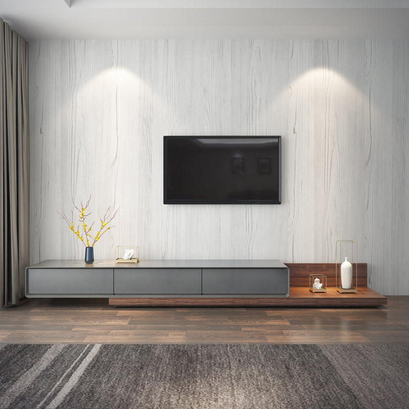 Console multimediale contemporanea Porta TV Console multimediale TV con 3 cassetti