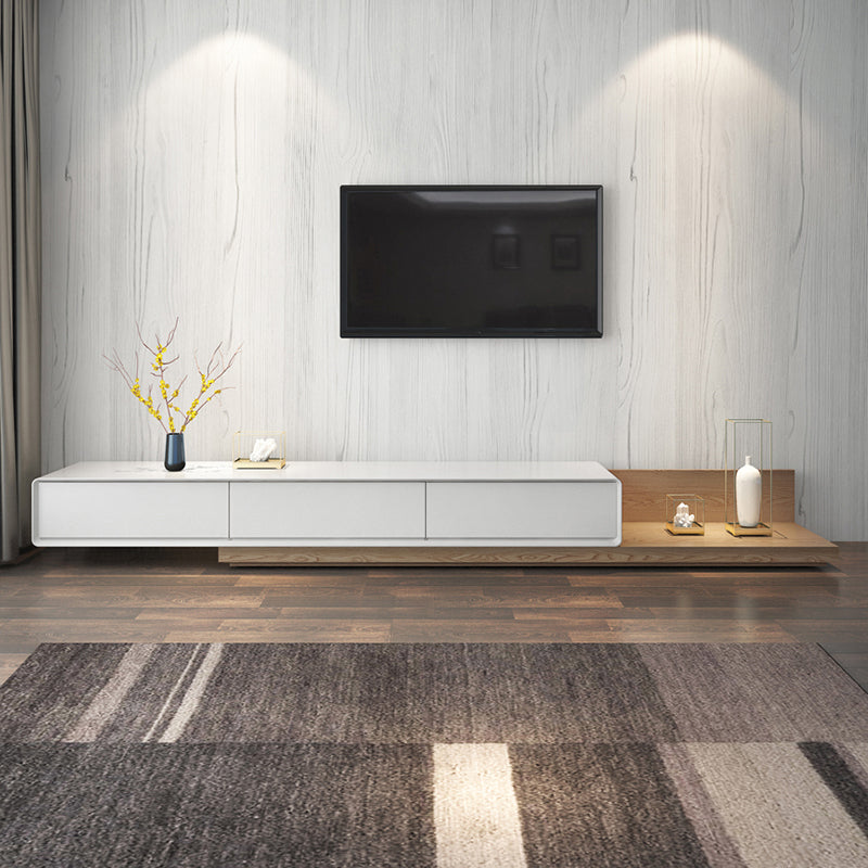 Console multimediale contemporanea Porta TV Console multimediale TV con 3 cassetti