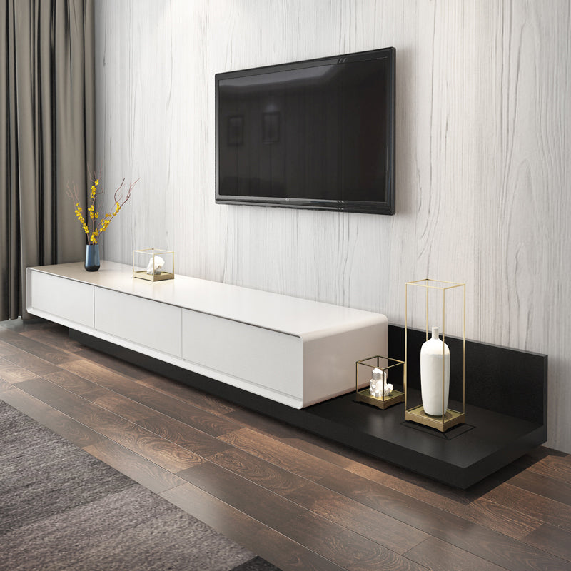 Console multimediale contemporanea Porta TV Console multimediale TV con 3 cassetti