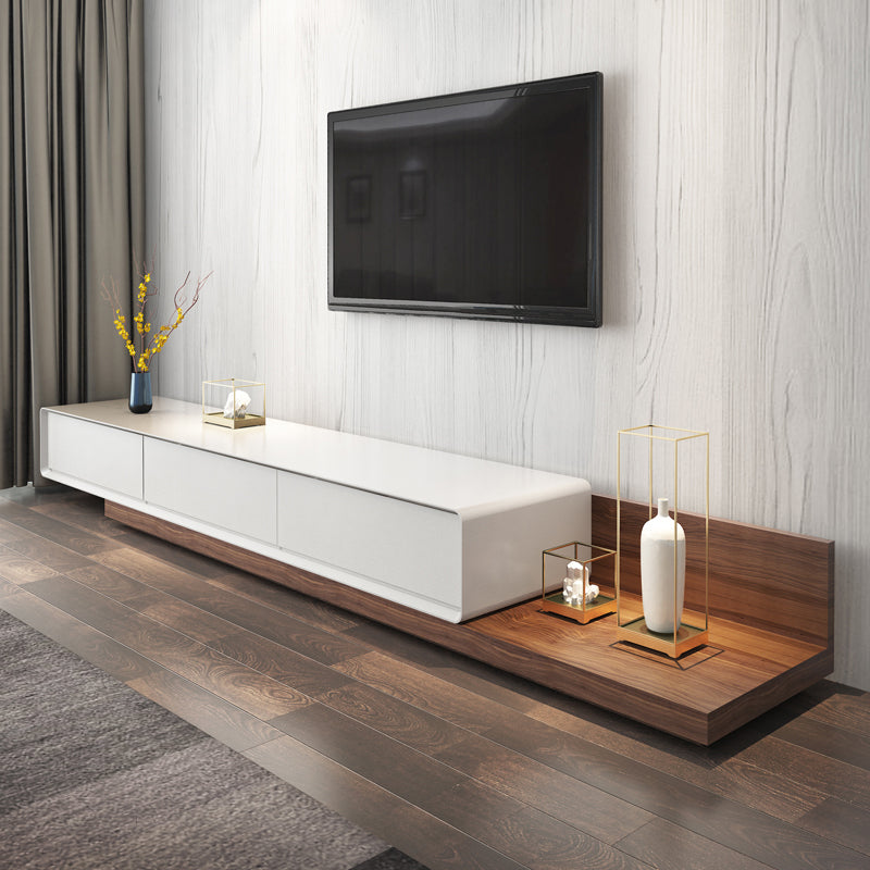 Console multimediale contemporanea Porta TV Console multimediale TV con 3 cassetti
