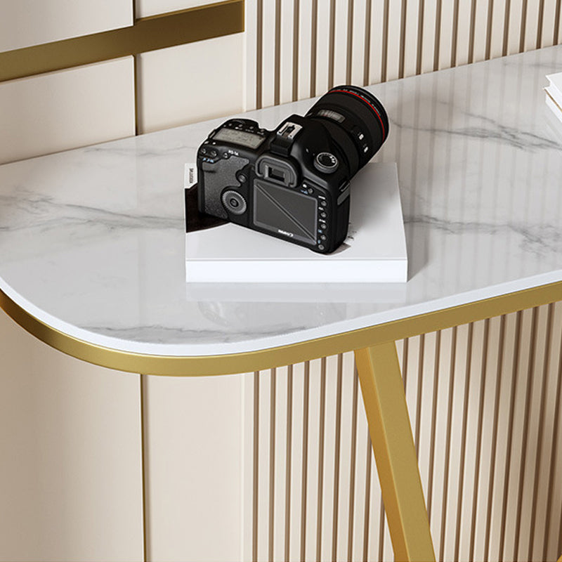 Consola Slate Glam Tabla de 11.8 pulgadas de ancho Consola resistente a la mancha