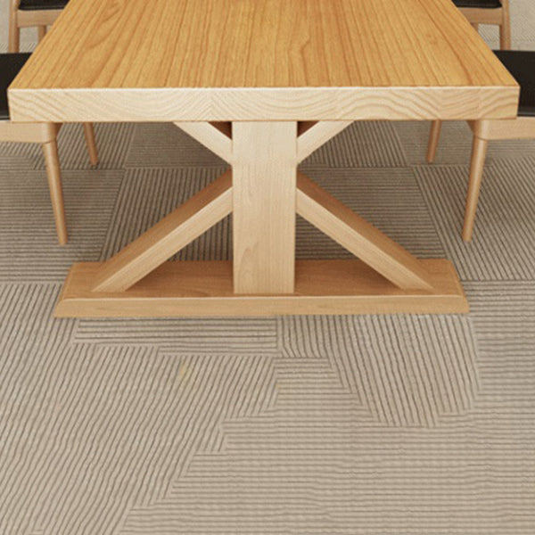 Escritorio de escritura moderno de 30 "H escritorio rectangular de madera sólida de pino