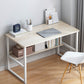 28.7 "H Desk di scrittura contemporanea rettangolare in legno da ufficio