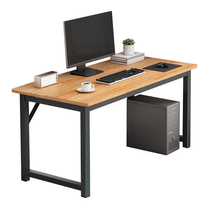 28.7 "H Desk di scrittura contemporanea rettangolare in legno da ufficio