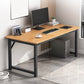 28.7 "H Desk di scrittura contemporanea rettangolare in legno da ufficio