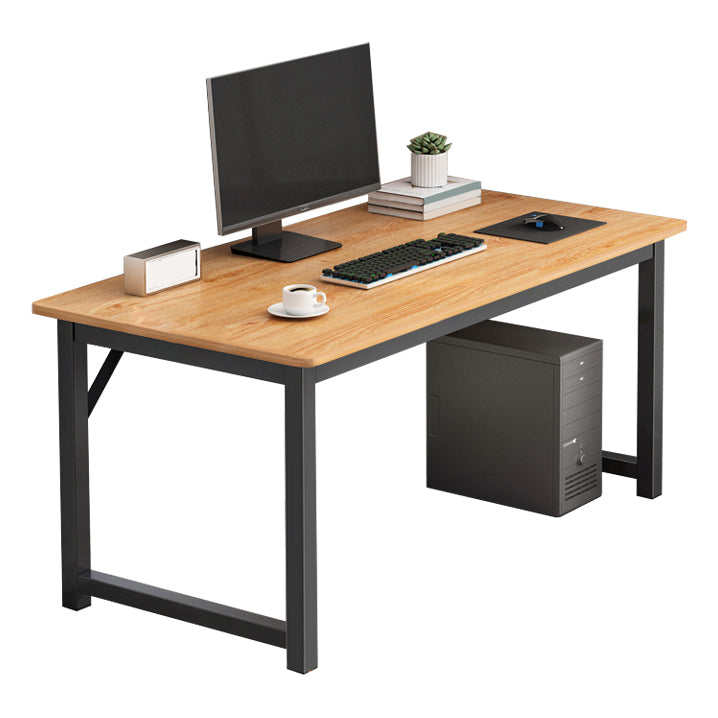 28.7 "H Desk di scrittura contemporanea rettangolare in legno da ufficio
