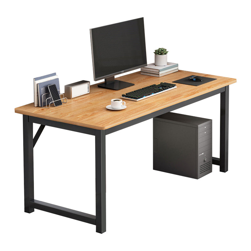28.7 "H Desk di scrittura contemporanea rettangolare in legno da ufficio