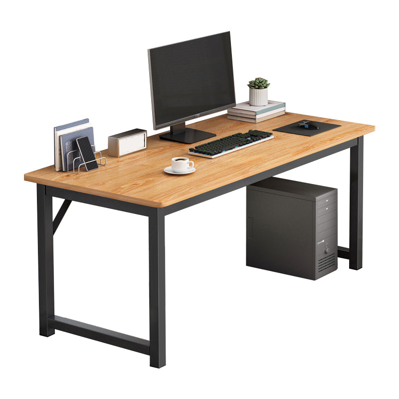 28.7 "H Desk di scrittura contemporanea rettangolare in legno da ufficio