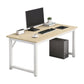 28.7 "H Desk di scrittura contemporanea rettangolare in legno da ufficio