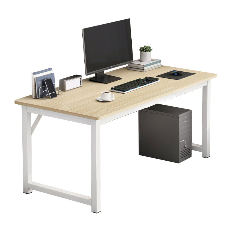 28.7 "H Desk di scrittura contemporanea rettangolare in legno da ufficio