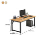 28.7 "H Desk di scrittura contemporanea rettangolare in legno da ufficio