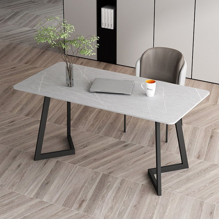 Contemporary Office Desk 29.53-inch Rectangular Writing Desk Clearhalo 'furn' 'furn_office_desk' 'Furniture' 'Office Desks' 'Office Furniture' 'office_desk' 5799833