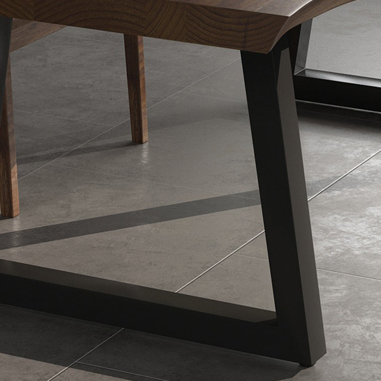 29.5 "H Contemporain Simple Wood Office Bureau Home Writing Desk avec base de traîneau