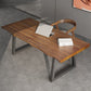 29.5 "H Contemporain Simple Wood Office Bureau Home Writing Desk avec base de traîneau