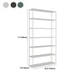 Modern Open Storage Bookcase 9.8" W Iron Frame Bookshelf with Shelves Clearhalo 'Bookcases' 'furn' 'furn_bookcases' 'Furniture' 'Office Furniture' 5800359