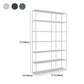 Modern Open Storage Bookcase 9.8" W Iron Frame Bookshelf with Shelves Clearhalo 'Bookcases' 'furn' 'furn_bookcases' 'Furniture' 'Office Furniture' 5800360