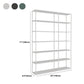 Modern Open Storage Bookcase 9.8" W Iron Frame Bookshelf with Shelves Clearhalo 'Bookcases' 'furn' 'furn_bookcases' 'Furniture' 'Office Furniture' 5800361