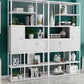 Modern Vertical Etagere Shelf Bookcase Metal Open Bookcase for Home Clearhalo 'Bookcases' 'furn' 'furn_bookcases' 'Furniture' 'Office Furniture' 5800471