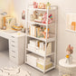 Ladder Steel Book Case for Living Room 11.81" W Open Back Modern Shelf