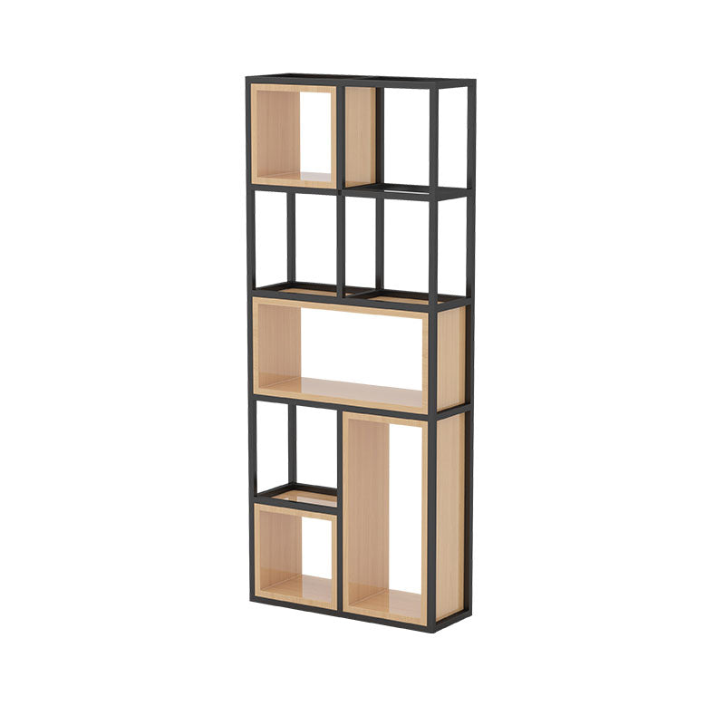 Libreria di scaffali geometrici libreria in metallo contemporaneo per ufficio