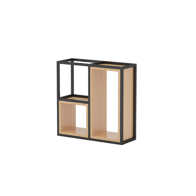 Libreria di scaffali geometrici libreria in metallo contemporaneo per ufficio