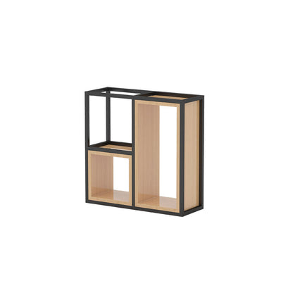 Libreria di scaffali geometrici libreria in metallo contemporaneo per ufficio