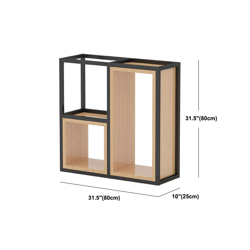 Libreria di scaffali geometrici libreria in metallo contemporaneo per ufficio