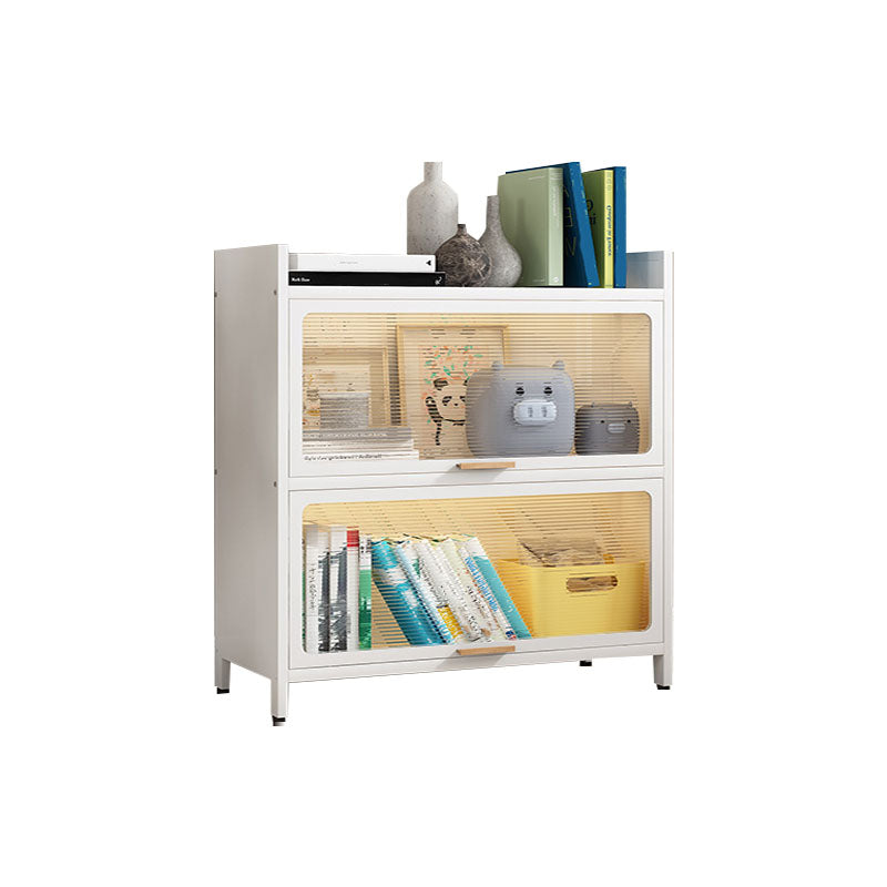 Standard Shelf Bookcase Contemporary Steel Bookcase for Study Room 27.6"L x 13.8"W x 36.6"H Clearhalo 'Bookcases' 'furn' 'furn_bookcases' 'Furniture' 'Office Furniture' 5800668