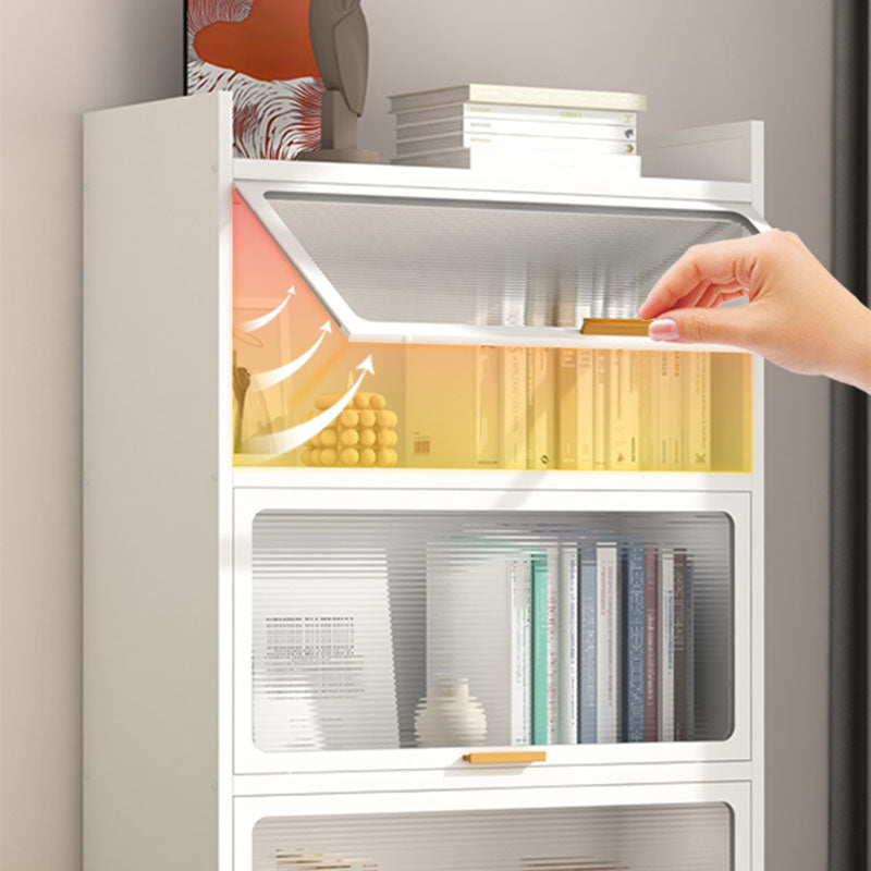 Standard Shelf Bookcase Contemporary Steel Bookcase for Study Room Clearhalo 'Bookcases' 'furn' 'furn_bookcases' 'Furniture' 'Office Furniture' 5800680