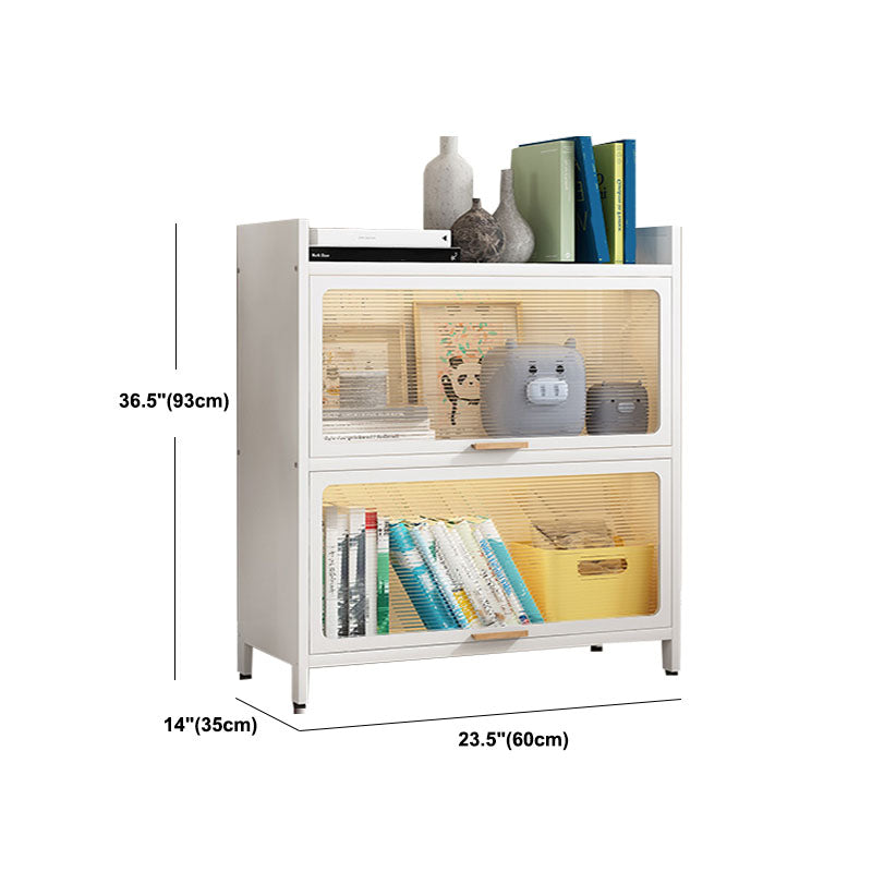 Standard Shelf Bookcase Contemporary Steel Bookcase for Study Room Clearhalo 'Bookcases' 'furn' 'furn_bookcases' 'Furniture' 'Office Furniture' 5800686