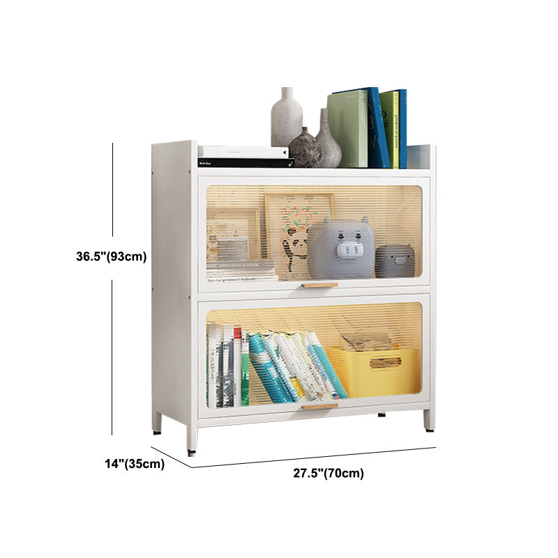 Standard Shelf Bookcase Contemporary Steel Bookcase for Study Room Clearhalo 'Bookcases' 'furn' 'furn_bookcases' 'Furniture' 'Office Furniture' 5800687