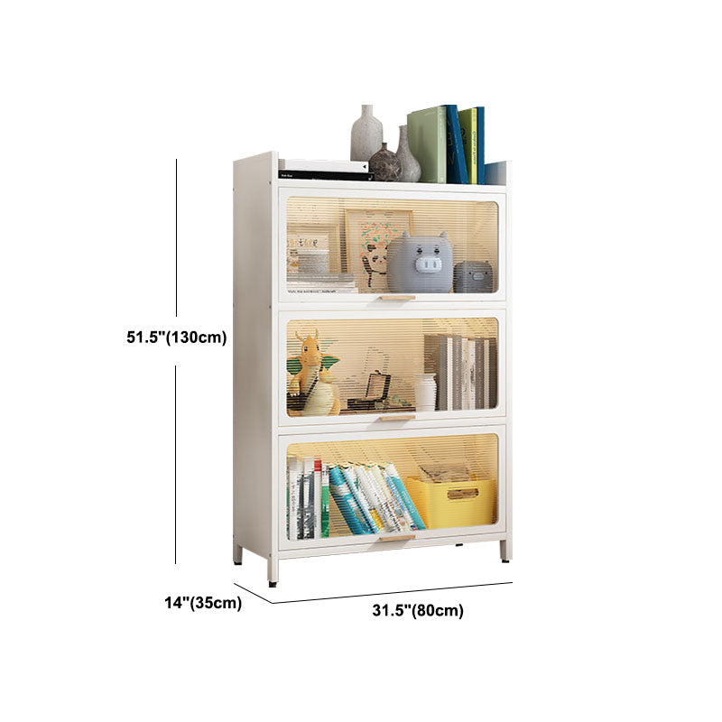 Standard Shelf Bookcase Contemporary Steel Bookcase for Study Room Clearhalo 'Bookcases' 'furn' 'furn_bookcases' 'Furniture' 'Office Furniture' 5800690