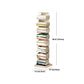 Modern Metal Bookshelf Geometric Closed Back Bookcase Shelves Included