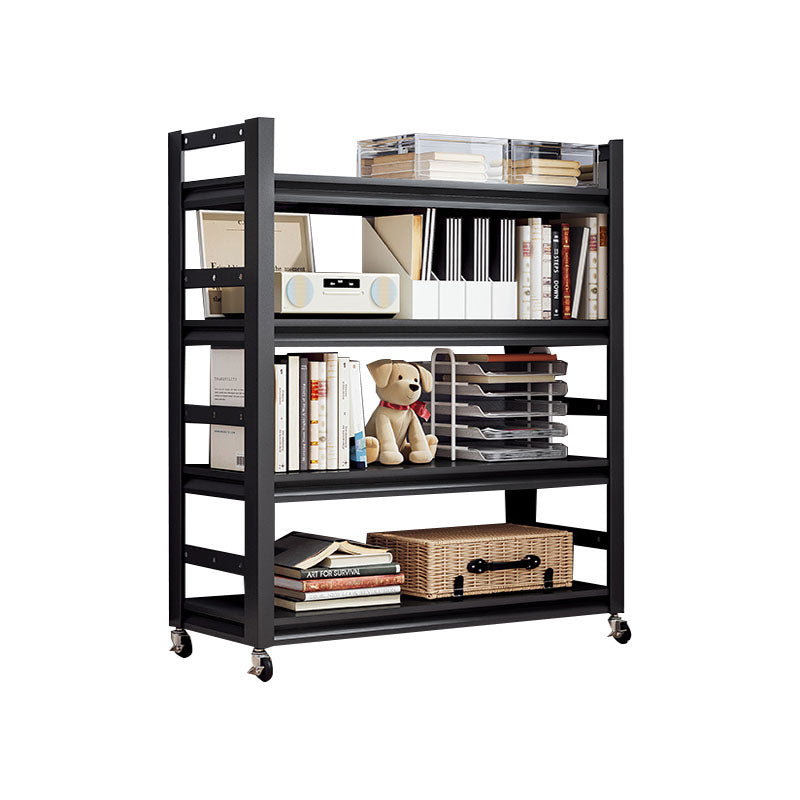 Etagere Shelf Bookcase Contemporary Steel Book Shelf for Study Room