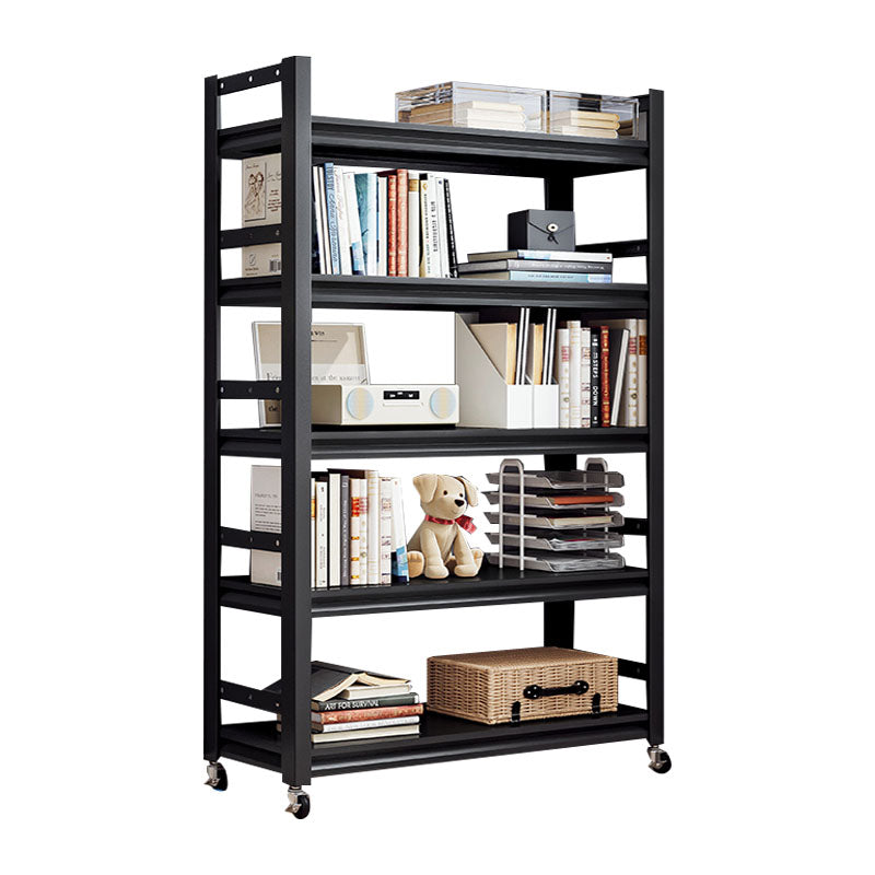 Etagere Shelf Bookcase Contemporary Steel Book Shelf for Study Room