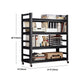 Etagere Shelf Bookcase Contemporary Steel Book Shelf for Study Room