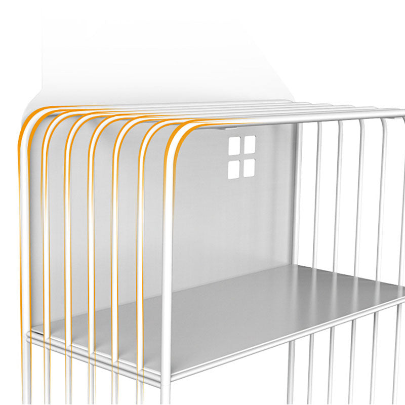 Scaffali di libreria aperta per scaffali a scaffali aperti moderni in metallo