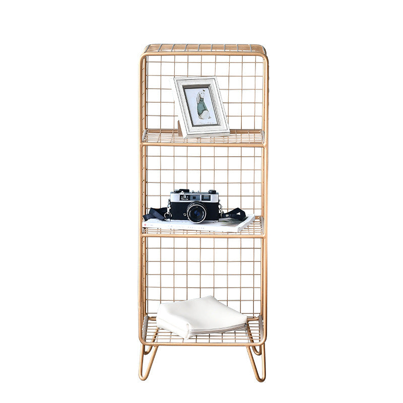 Libreria moderna di libreria metallica standard chiusa in brunish