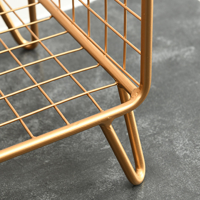 Libreria moderna di libreria metallica standard chiusa in brunish