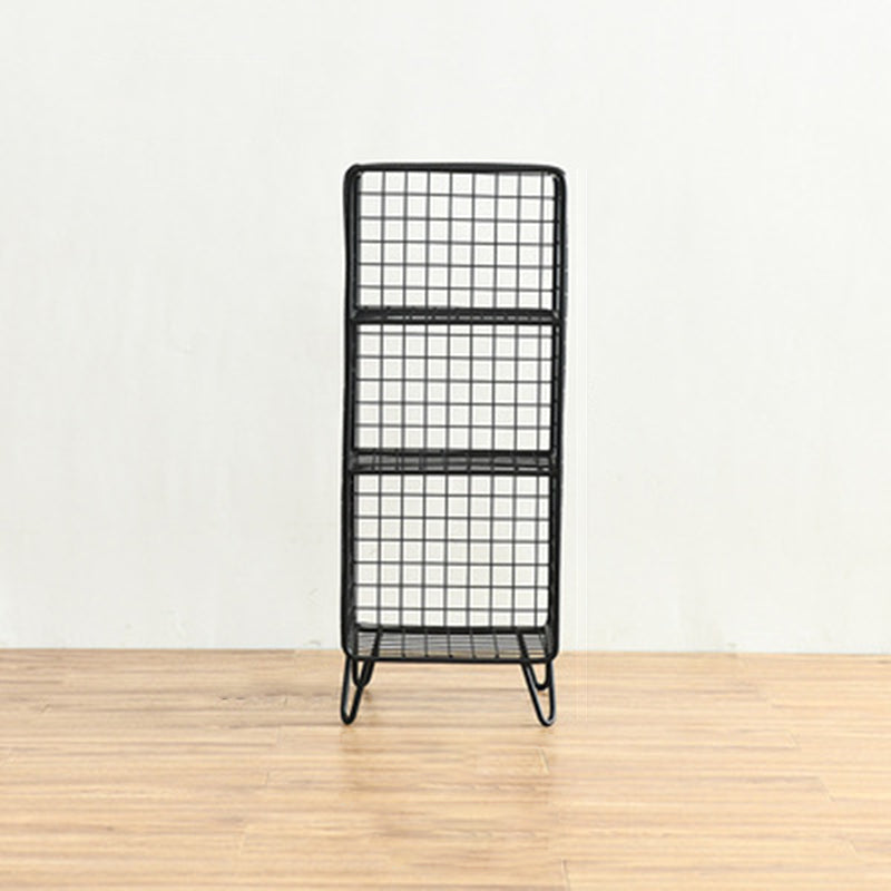 Libreria moderna di libreria metallica standard chiusa in brunish